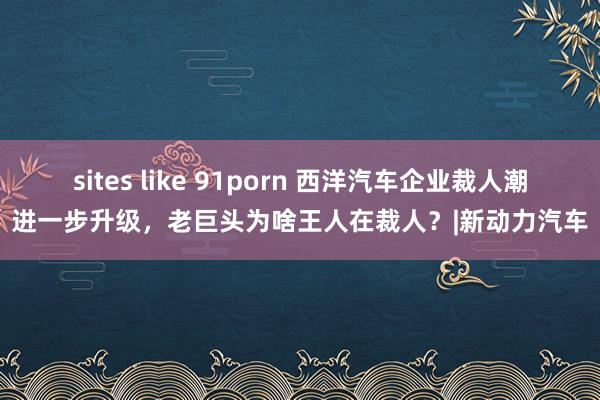 sites like 91porn 西洋汽车企业裁人潮进一步升级，老巨头为啥王人在裁人？|新动力汽车